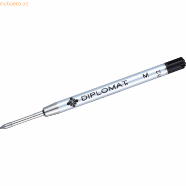12 x Diplomat Kugelschreibermine G2-Format easyflow M schwarz 12 x Diplomat Kugelschreibermine G2-Format easyflow M schwarz von Diplomat