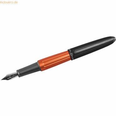 Diplomat Füllhalter Aero black/orange 14 kt F von Diplomat