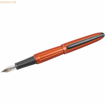 Diplomat Füllhalter Aero orange 14 kt F von Diplomat