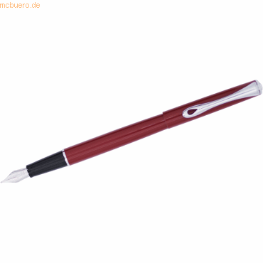 Diplomat Füllhalter Traveller Dark red F von Diplomat