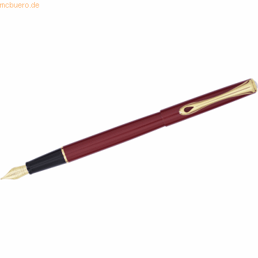 Diplomat Füllhalter Traveller Dark red vergoldet F Diplomat Füllhalter Traveller Dark red vergoldet F von Diplomat