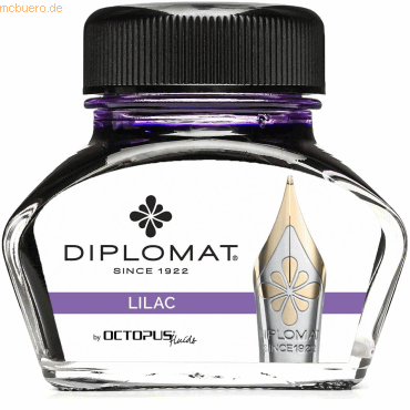 Diplomat Tintenglas Flieder Lila 30ml Diplomat Tintenglas Flieder Lila 30ml von Diplomat