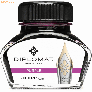 Diplomat Tintenglas Purpur Violett 30ml von Diplomat