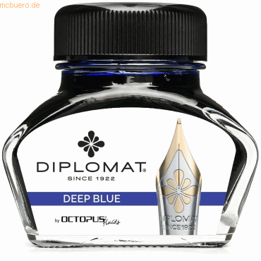 Diplomat Tintenglas Ultramarinblau 30ml von Diplomat