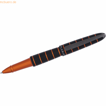 Diplomat Tintenroller Elox ring schwarz/orange von Diplomat