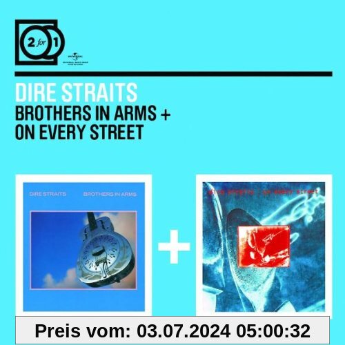 2 for 1: Brothers in Arms/on Every Street von Dire Straits
