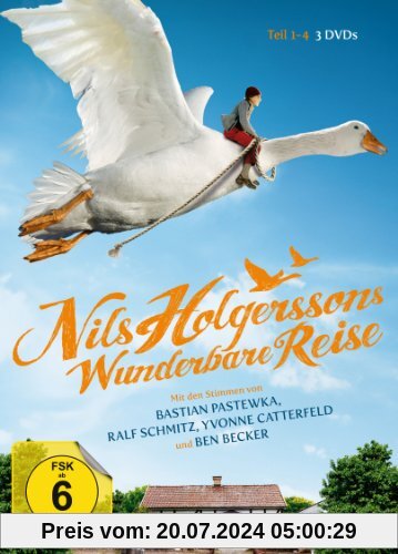 Nils Holgerssons wunderbare Reise, Teil 1-4 [3 DVDs] von Dirk Regel