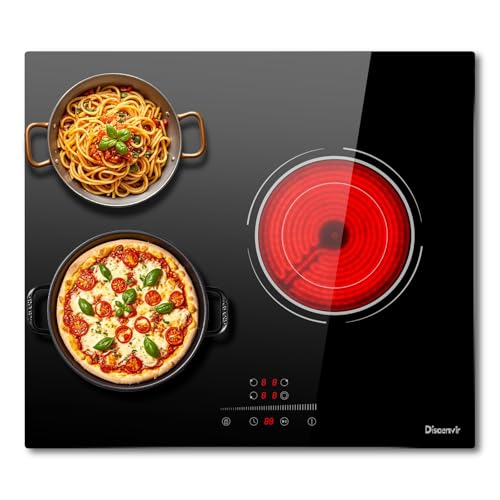 Disaenvir Glaskeramikkochfeld 3 Platten 5200 W, Herdplatte 3 Kochfelde Einbau Doppelringheizung, Kochfeld 3 Platten Anti-Touch-Funktion, Smart Timer, 9 Leistungsstufen Disaenvir Glaskeramikkochfeld 3 Platten 5200 W, Herdplatte 3 Kochfelde Einbau Doppelringheizung, Kochfeld 3 Platten Anti-Touch-Funktion, Smart Timer, 9 Leistungsstufen von Disaenvir