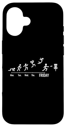 Disc-Golf-Spieler Disc-Golfer Game Wochenende Disc-Golf Hülle für iPhone 16 Disc-Golf-Spieler Disc-Golfer Game Wochenende Disc-Golf Hülle für iPhone 16 von Disc-Golf Zubehör Geschenke Shirts