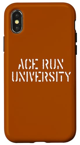 Ace Run Universität Hülle für iPhone X/XS Ace Run Universität Hülle für iPhone X/XS von Disc Tzu