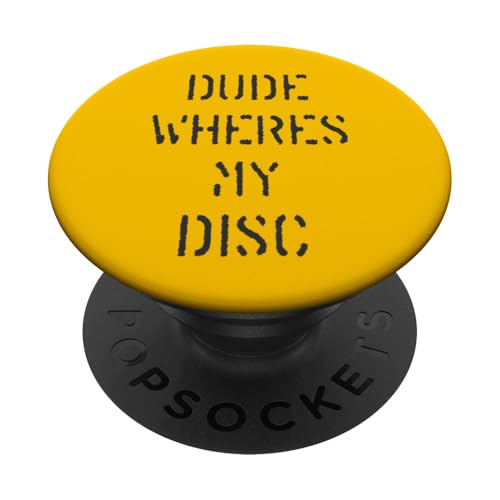Alter, wo ist meine Disc? PopSockets Klebender PopGrip von Disc Tzu
