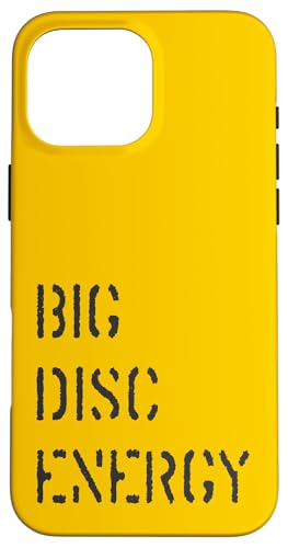 BDE Big Disc Energy Hülle für iPhone 16 Pro Max von Disc Tzu