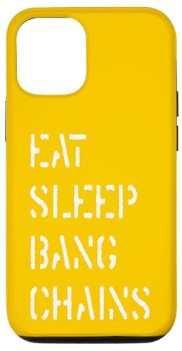 Eat Sleep Bang Ketten Hülle für iPhone 12/12 Pro Eat Sleep Bang Ketten Hülle für iPhone 12/12 Pro von Disc Tzu