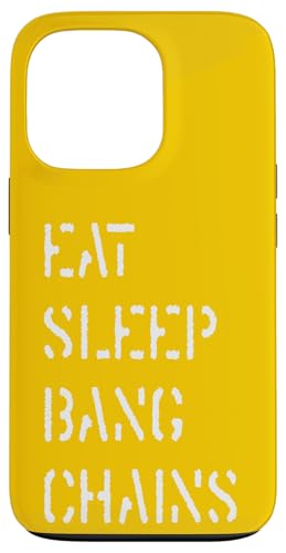 Eat Sleep Bang Ketten Hülle für iPhone 13 Pro Eat Sleep Bang Ketten Hülle für iPhone 13 Pro von Disc Tzu