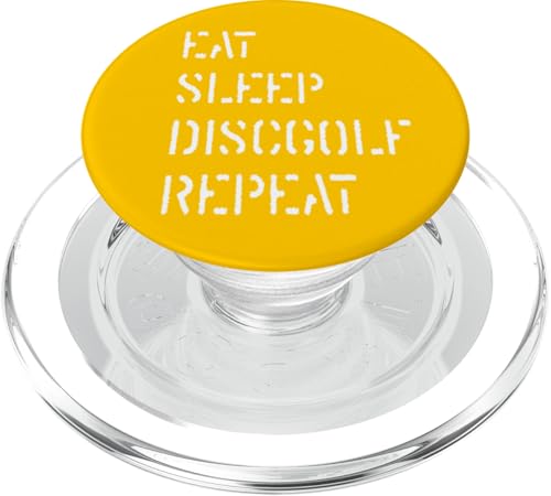 Eat Sleep Discgolf Repeat PopSockets PopGrip für MagSafe Eat Sleep Discgolf Repeat PopSockets PopGrip für MagSafe von Disc Tzu
