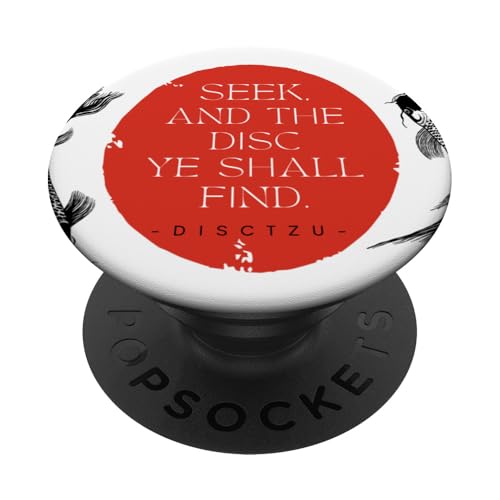 Suche und die Scheibe Du wirst den Weg von DiscTzu finden PopSockets Klebender PopGrip von Disc Tzu