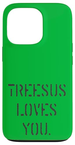 Treesus liebt dich Hülle für iPhone 13 Pro von Disc Tzu
