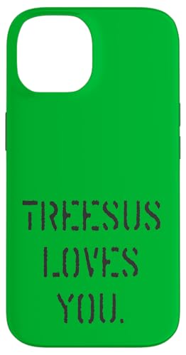 Treesus liebt dich Hülle für iPhone 14 von Disc Tzu