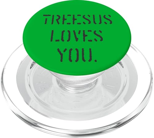 Treesus liebt dich PopSockets PopGrip für MagSafe Treesus liebt dich PopSockets PopGrip für MagSafe von Disc Tzu
