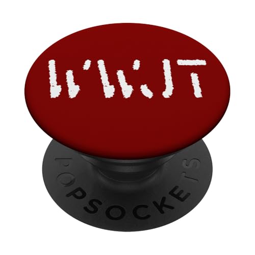 WWJT Was würde Jesus werfen? PopSockets Klebender PopGrip von Disc Tzu