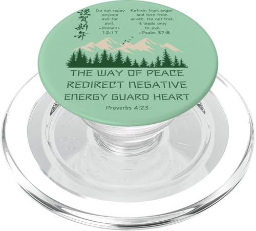 Way of Peace Redirect Negative Energy Guard Heart Sprichwörter 4 PopSockets PopGrip für MagSafe Way of Peace Redirect Negative Energy Guard Heart Sprichwörter 4 PopSockets PopGrip für MagSafe von Disc Tzu