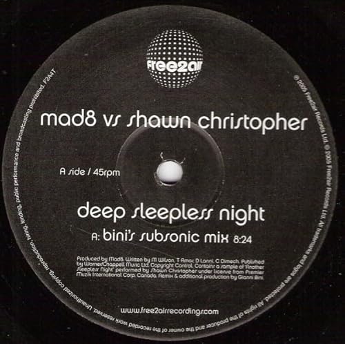 Deep Sleepless Night [Vinyl Single] von Disca