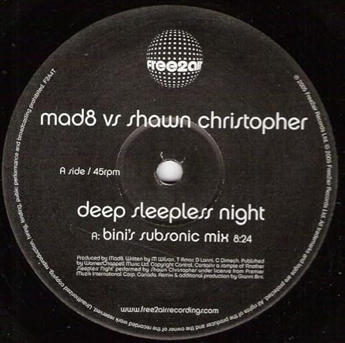 Deep Sleepless Night [Vinyl Single] von Disca