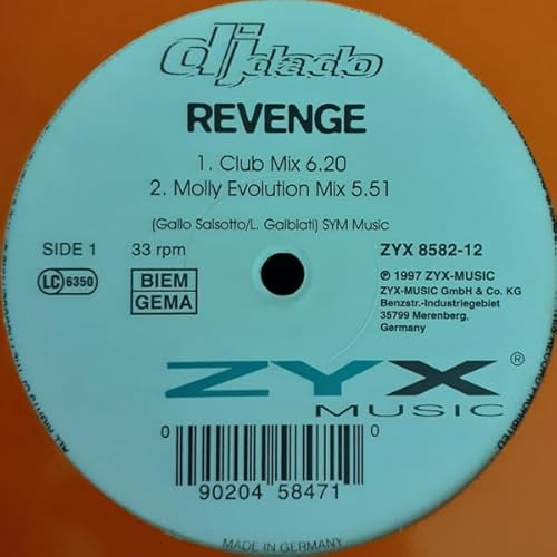 Revenge [Vinyl Maxi-Single] von Disca