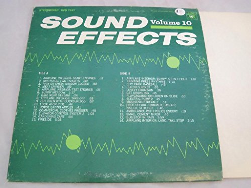 Sound Effects Volume 10 [Vinyl LP] von Disca