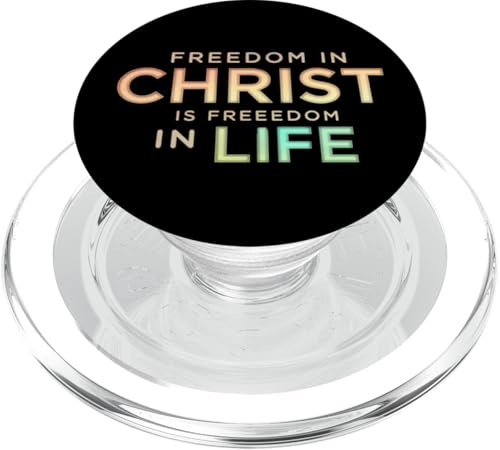 Freedom In Christ Is Freedom In Life PopSockets PopGrip für MagSafe von Disciple of christ