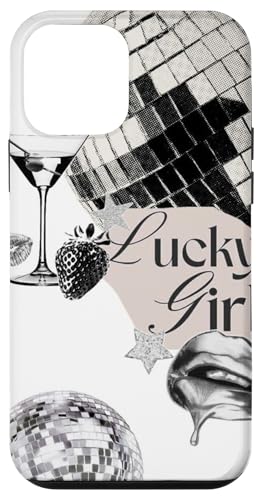 Hülle für iPhone 12 mini Discokugel Lucky Girl & Star, Martini Hülle für iPhone 12 mini Discokugel Lucky Girl & Star, Martini von Disco Ball Lucky Girl