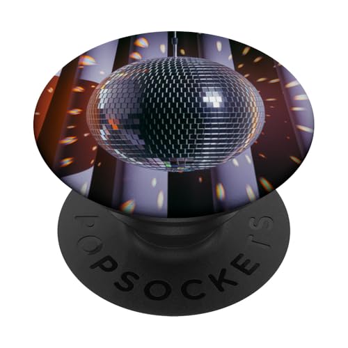 Discokugel PopSockets Klebender PopGrip von Disco Ball Vibes