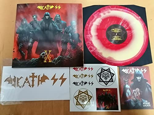 Death SS: X (Ten) [Limited Numbered Red and White Vinyl LP in a Die Cut Collectors Sleeve] von Discordia