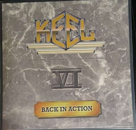 Keel: Back In Action [Limited Numbered Blue Vinyl LP] von Discordia