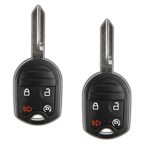 2 x Ford-Schlüsselanhänger-Fernbedienung für 2009, 2010, 2011, 2012, 2013, 2014, 2015, 2016, 2017, 2018, Ford, F-Serie, Explorer, 4-Tasten-Fernbedienung, 164-R8067 CWTWB1U793, Programm Anleitung im 2 x Ford-Schlüsselanhänger-Fernbedienung für 2009, 2010, 2011, 2012, 2013, 2014, 2015, 2016, 2017, 2018, Ford, F-Serie, Explorer, 4-Tasten-Fernbedienung, 164-R8067 CWTWB1U793, Programm Anleitung im von Discount Keyless