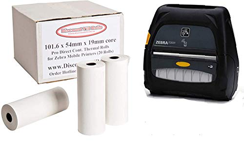 Zebra ZQ520 Thermopapierrollen (20 Rollen) (1) von Discount Till Rolls