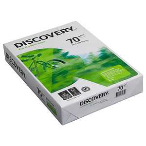 DISCOVERY Kopierpapier DISCOVERY DIN A4 70 g/qm 500 Blatt DISCOVERY Kopierpapier DISCOVERY DIN A4 70 g/qm 500 Blatt von Discovery