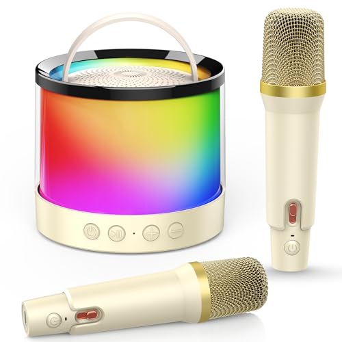 Dislocati Karaoke Mikrofon Kinder, Geschenk Mädchen 4-12 Jahre Karaoke Maschine Kinder Mädchen Geschenke 4-11 Jahre Spielzeug ab 4-12 Jahre Mädchen Geschenke für Mädchen Mini Mikrofon Bluetooth von Dislocati