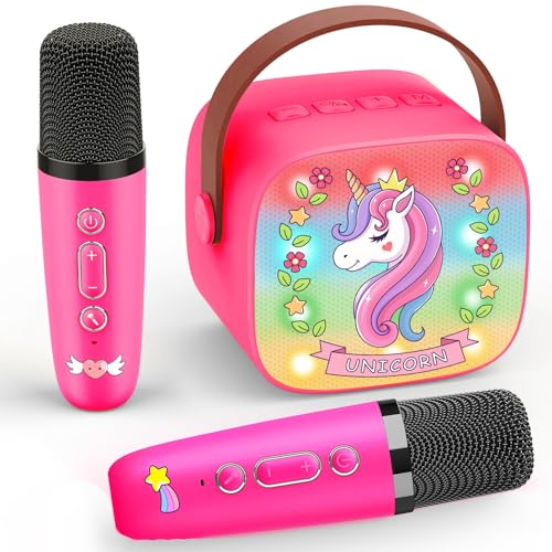 Dislocati Mädchen Geschenke 3-12 Jahre, Karaoke Maschine mit 2 Kinder Mikrofon Bluetooth Mädchen Spielzeug 3-12 Jahre Microphone Bluetooth Kinder Geschenke für Mädchen Karaoke Mikrofon Kinder Dislocati Mädchen Geschenke 3-12 Jahre, Karaoke Maschine mit 2 Kinder Mikrofon Bluetooth Mädchen Spielzeug 3-12 Jahre Microphone Bluetooth Kinder Geschenke für Mädchen Karaoke Mikrofon Kinder von Dislocati