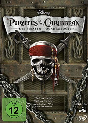 Pirates of the Caribbean - Die Piraten-Quadrologie [4 DVDs] von Disney Baby