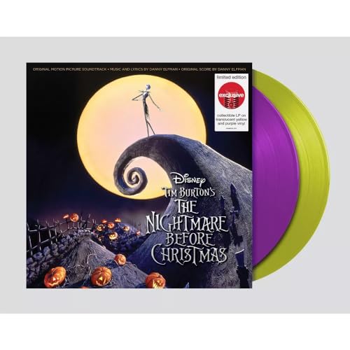 The Nightmare Before Christmas Soundtrack Exclusive Limited Edition Translucent Yellow and Purple Vinyl von Disney Music