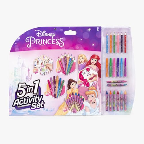 Disney Princess Caja de Actividades para Colorear 5 en 1 von Disney Princess