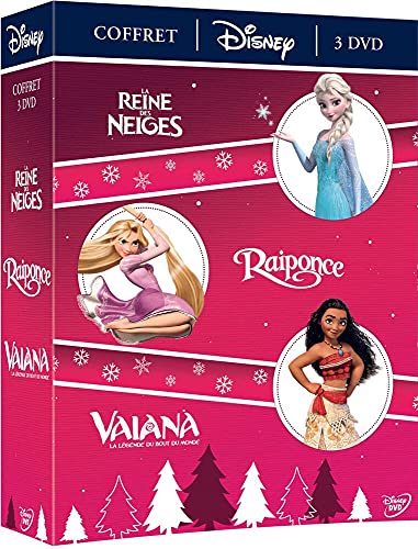 Coffret disney 3 films : vaiana, la légende du bout du monde ; la reine des neiges ; raiponce [FR Import] von Disney Video