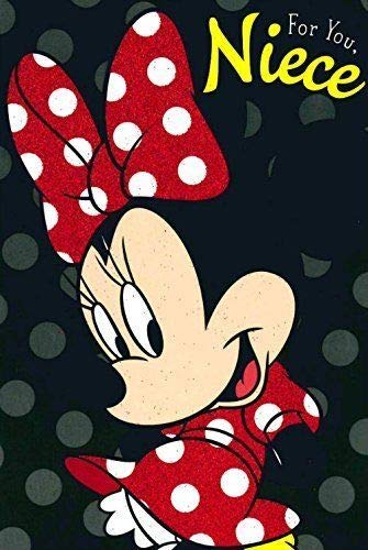 CARLTON DISNEY'S MINNIE MOUSE NIECE BIRTHDAY CARD 419036 by Disney von Disney