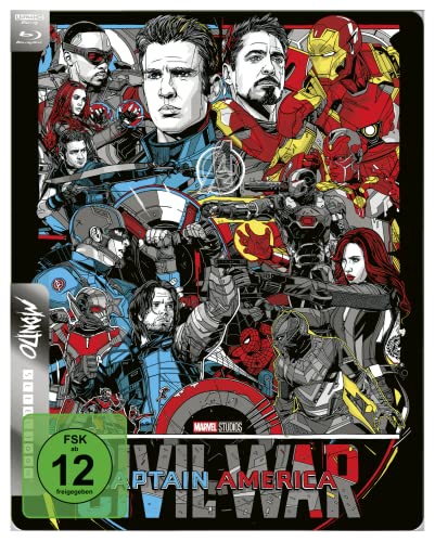 Captain America: Civil War - Mondo Steelbook Edition (4K Ultra HD) (+ Blu-ray) von Disney