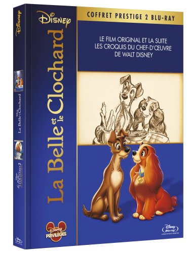 Coffret la belle et le clochard 1 et 2 [Blu-ray] [FR Import] von Disney