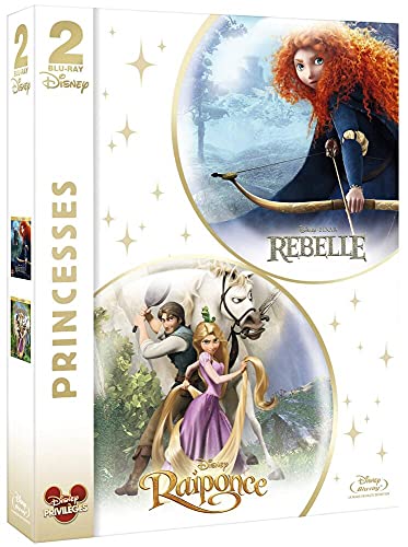 Coffret princesses : raiponce ; rebelle [Blu-ray] [FR Import] von Disney