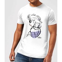 Die Eiskönigin Elsa Sketch Herren T-Shirt - Weiß - 5XL von Disney