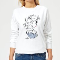 Die Eiskönigin Elsa Sketch Strong Damen Pullover - Weiß - XS von Disney