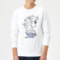 Die Eiskönigin Elsa Sketch Strong Pullover - Weiß - S von Disney